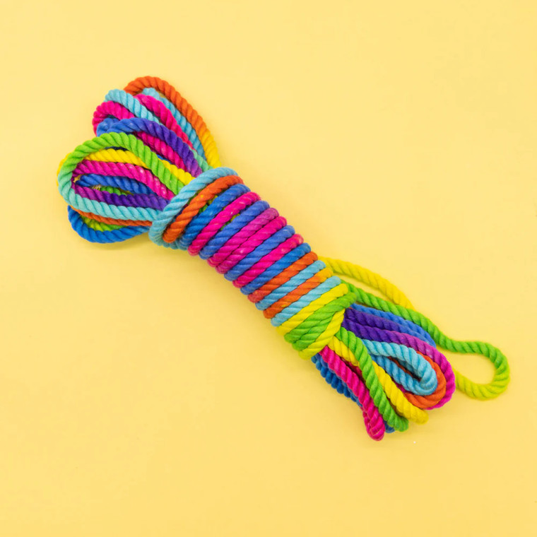 Emojibator Unicorn Rainbow Bondage Rope, 26 ft.