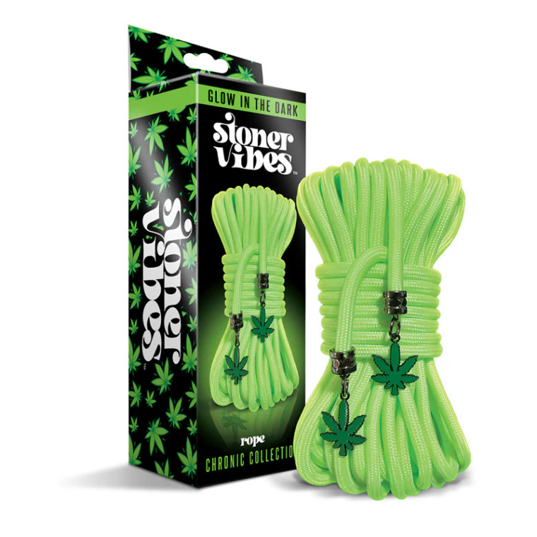 Stoner Vibes Chronic Collection Glow in the Dark Rope, 32 ft.