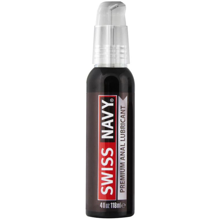 Swiss Navy Premium Silicone Anal Lubricant, 4 oz.