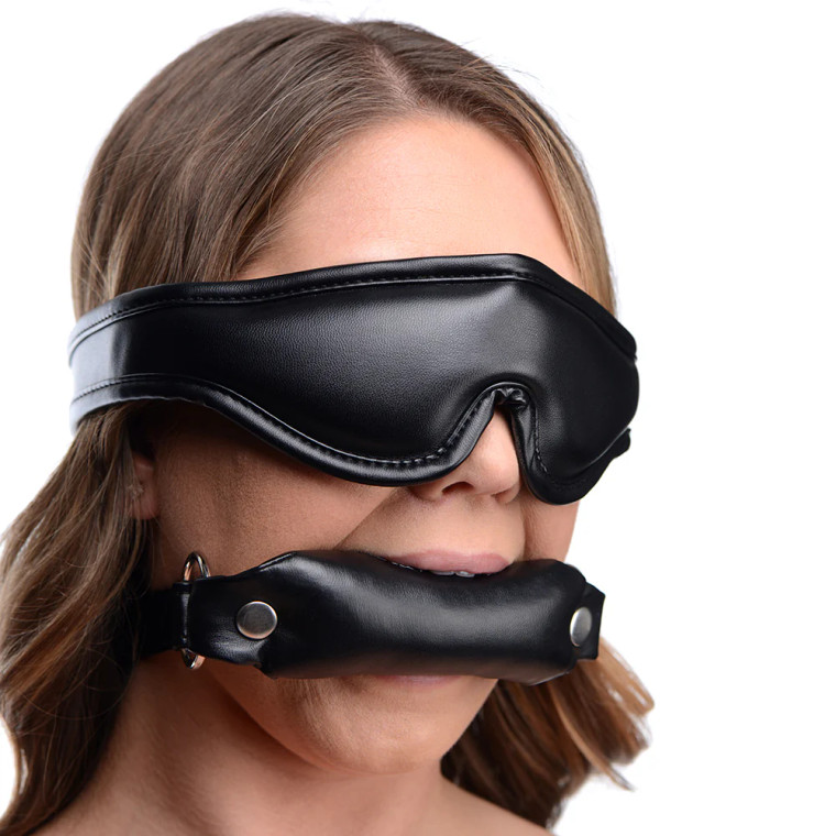 STRICT Padded Blinfold and Gag Bit