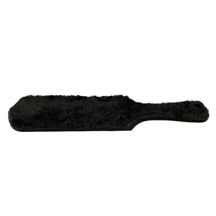 Rouge Paddle with Fur, Black