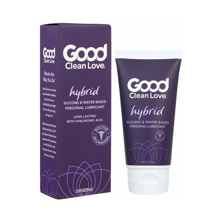 Good Clean Love Hybrid Personal Lubricant, 1.69 oz. Good Clean Love Hybrid Personal Lubricant, 1.69 oz.