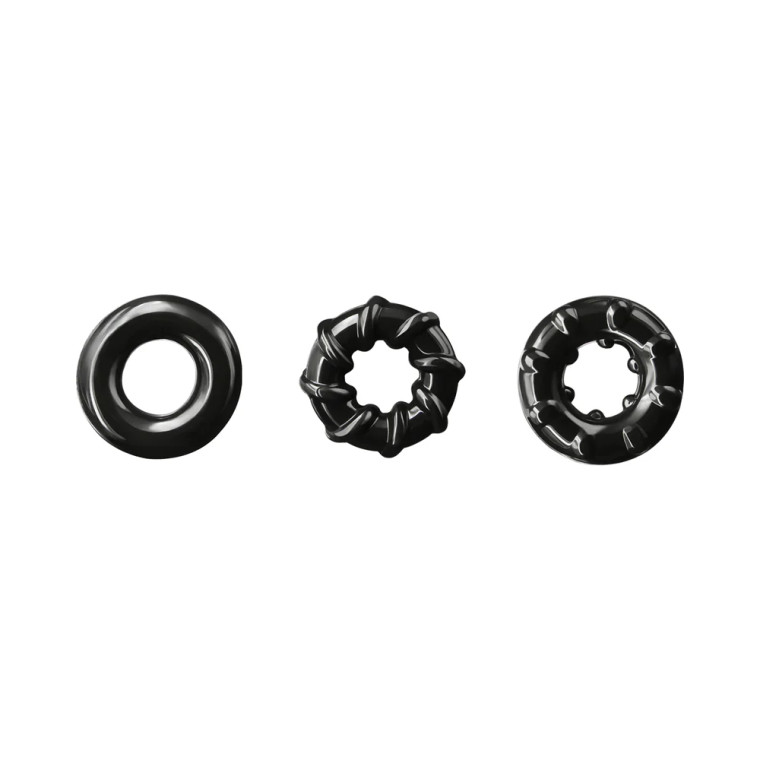Renegade Dyno Rings 3-Pack, Black