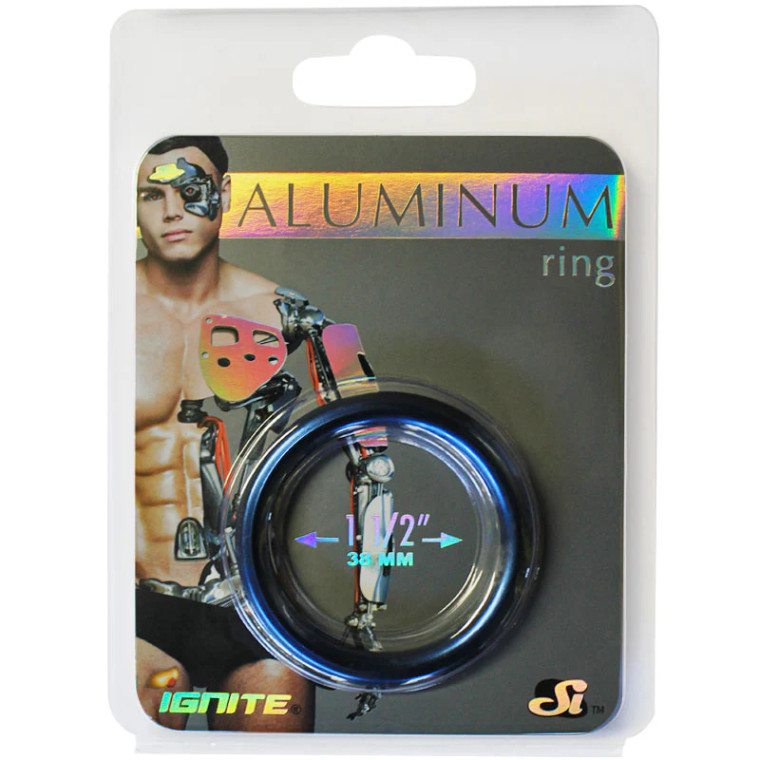 SI Anodized Aluminum Ring, 1.5 Inch, Cobalt Blue