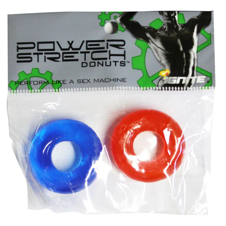 SI Power Stretch Donuts 2-Pack, Red & Blue