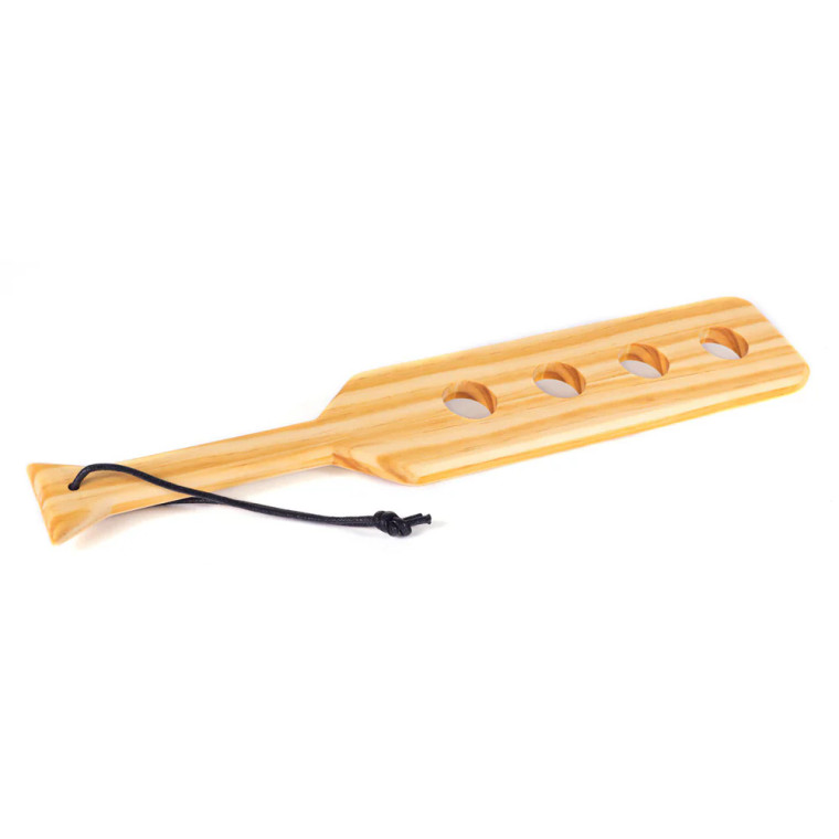 Spartacus Wood Paddle With 4 Holes, 15 Inch