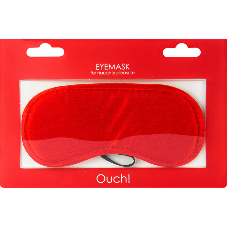 Ouch! Eye Mask Blindfold, Red