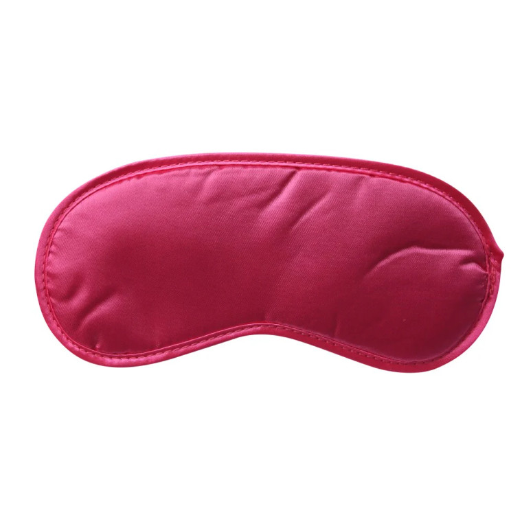 Sportsheets Sex & Mischief Satin Blindfold, Hot Pink