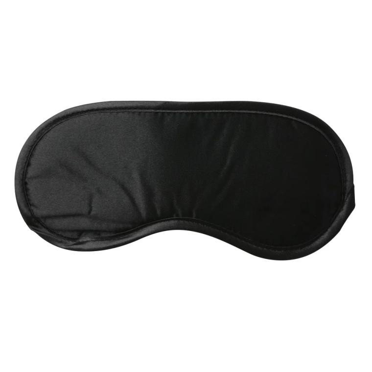 Sportsheets Sex & Mischief Satin Blindfold, Black