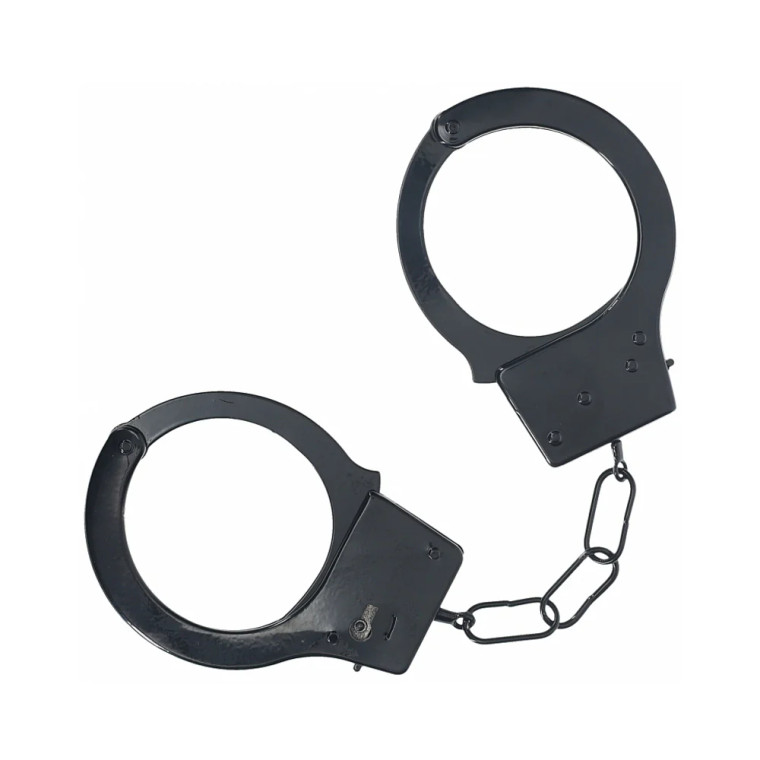 Ouch! Classic Metal Handcuffs, Black