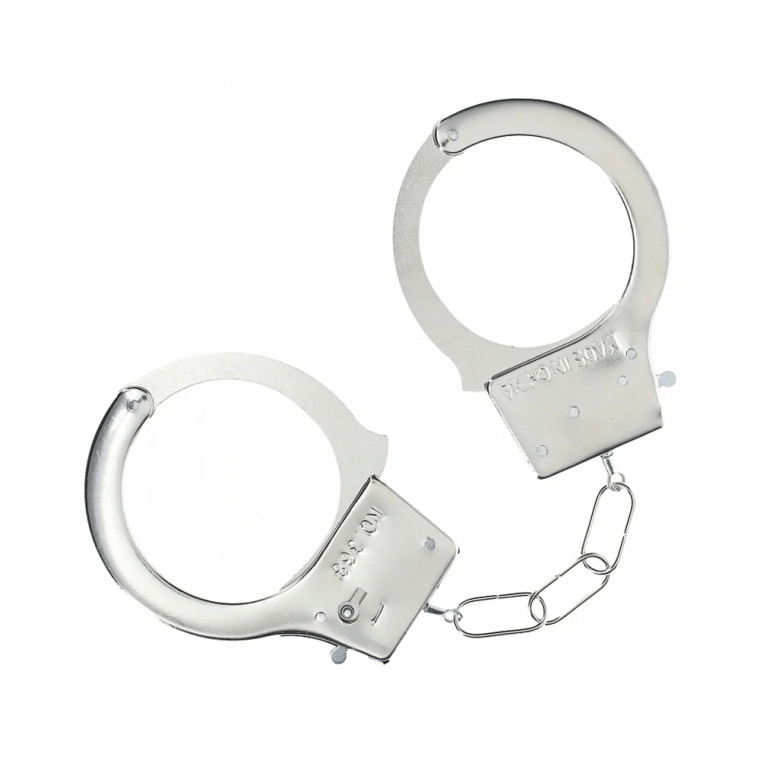 Ouch! Classic Metal Handcuffs, Silver