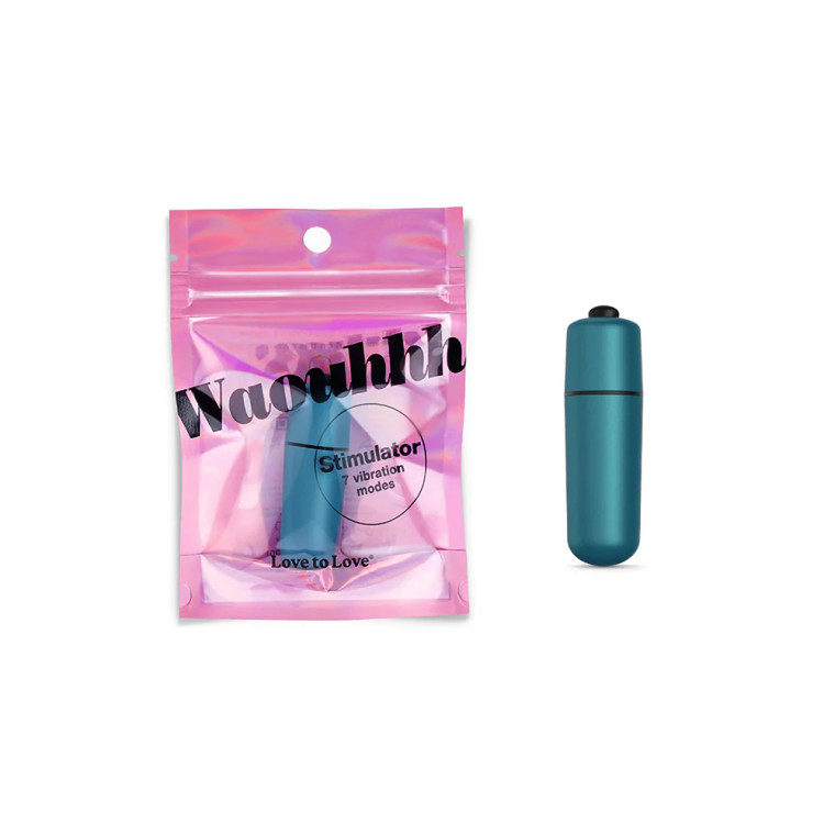 Love to Love Waouhhh Bullet Vibrator, Teal Me