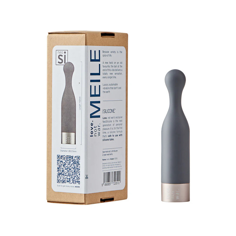 Love Not War Meile Head, Grey
