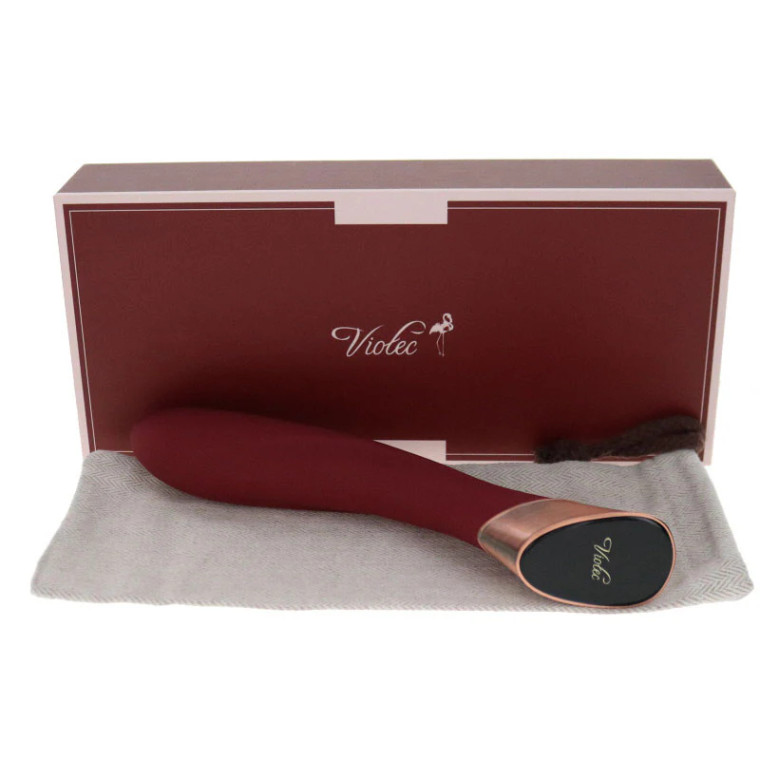 Viotec Fallen City Touch Panel G-Spot Vibrator, Wine Red