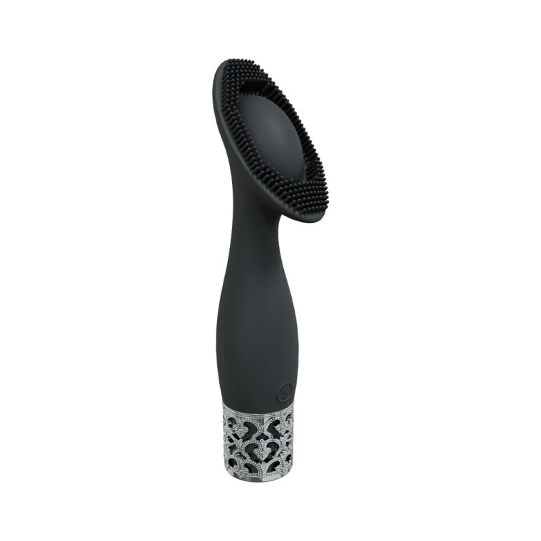 Royal Gems Duchess Silicone Rechargeable Vibrator, Black
