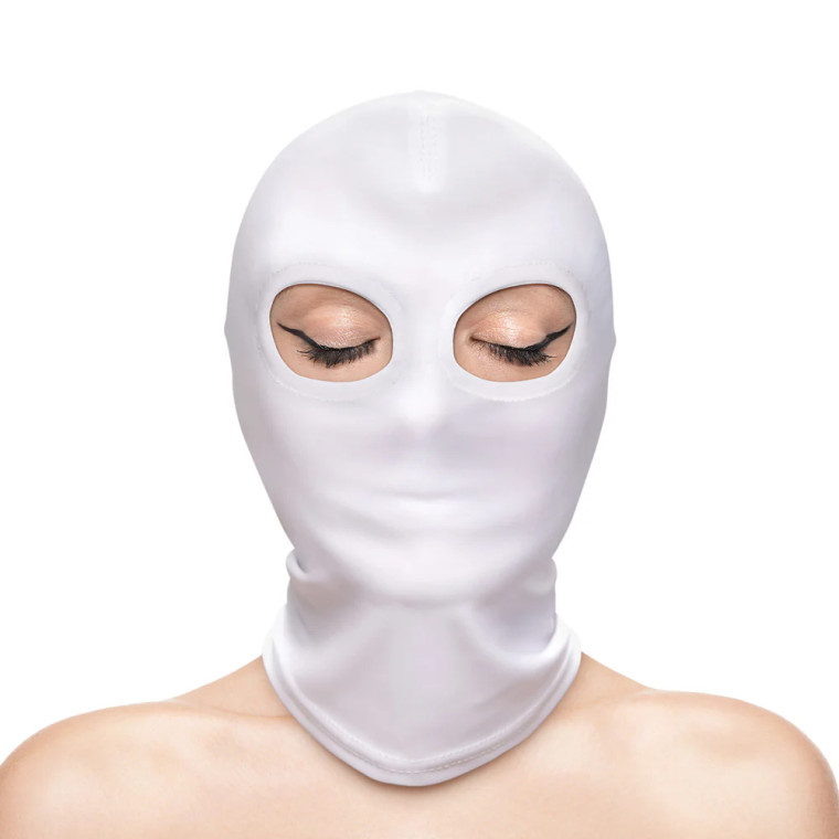 Hustler Taboo Eyes Hood, White