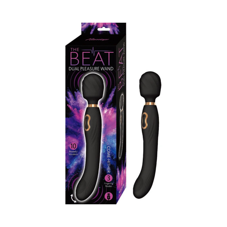 Nasstoys The Beat Dual Pleasure Wand, Black