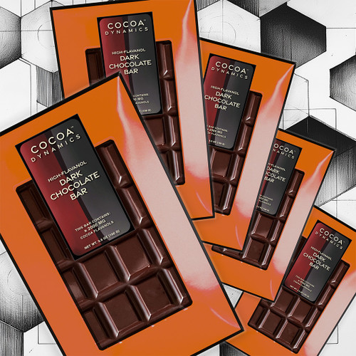 High Flavanol Chocolate by Santa Barbara Chocolate is sold as CocoaDynamics gourmet Chocolate Bars.