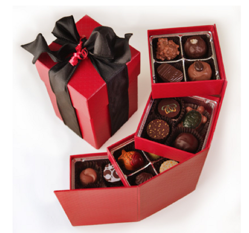 Dairy Free Vegan Belgian Chocolate Truffle Valentine's Gift Box