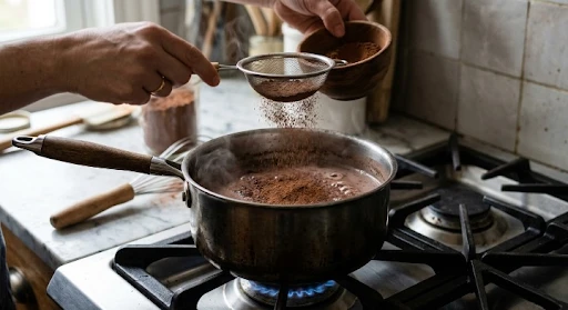 How to Retain Polyphenol While Cooking with Cocoa Powder?