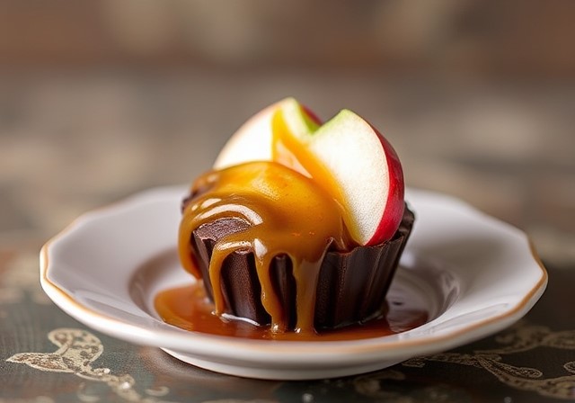 Chocolate with Apple: A Sweet Caramel Twist