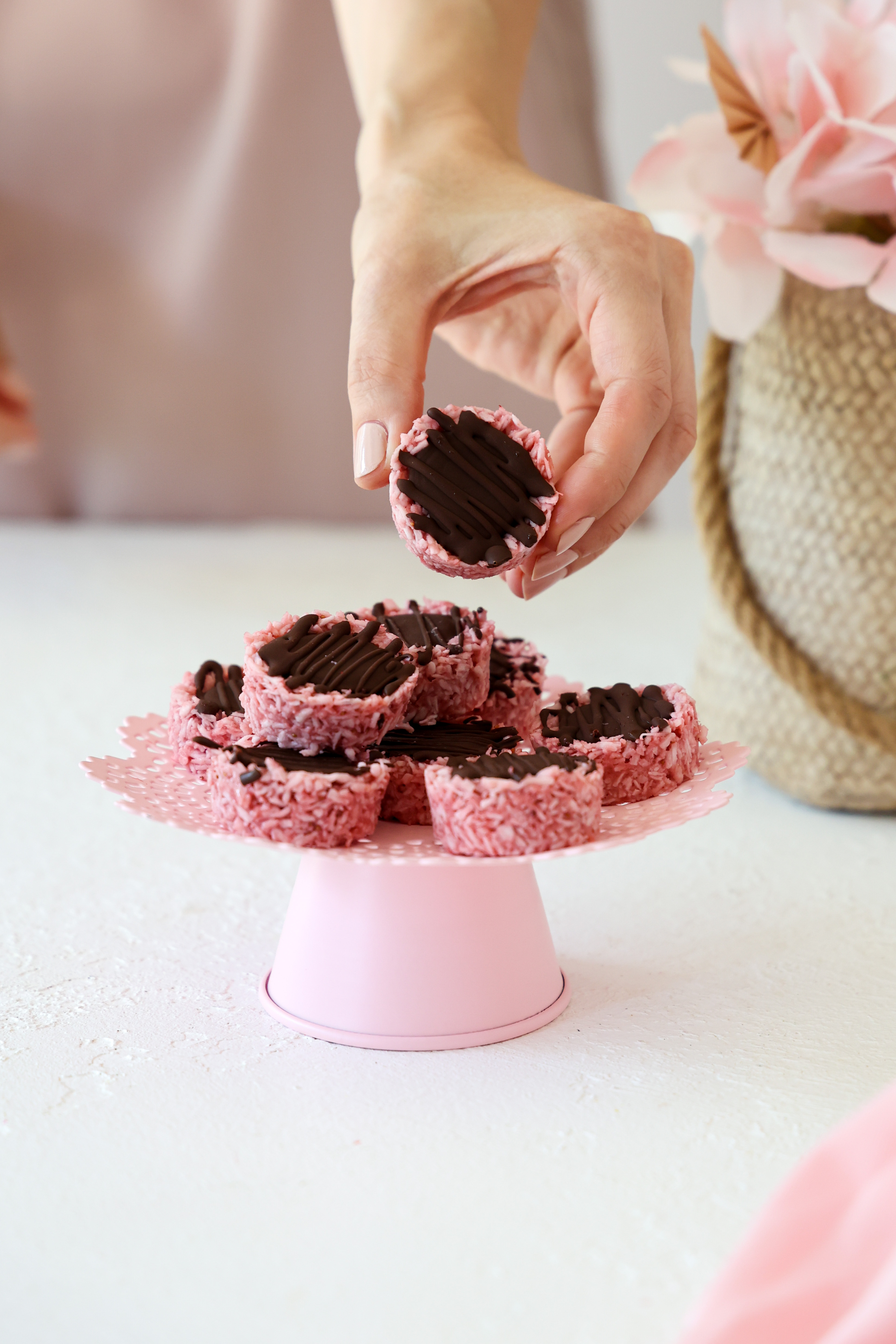 Chocolate Strawberry Cups made with Cacao Fruit Chocolate