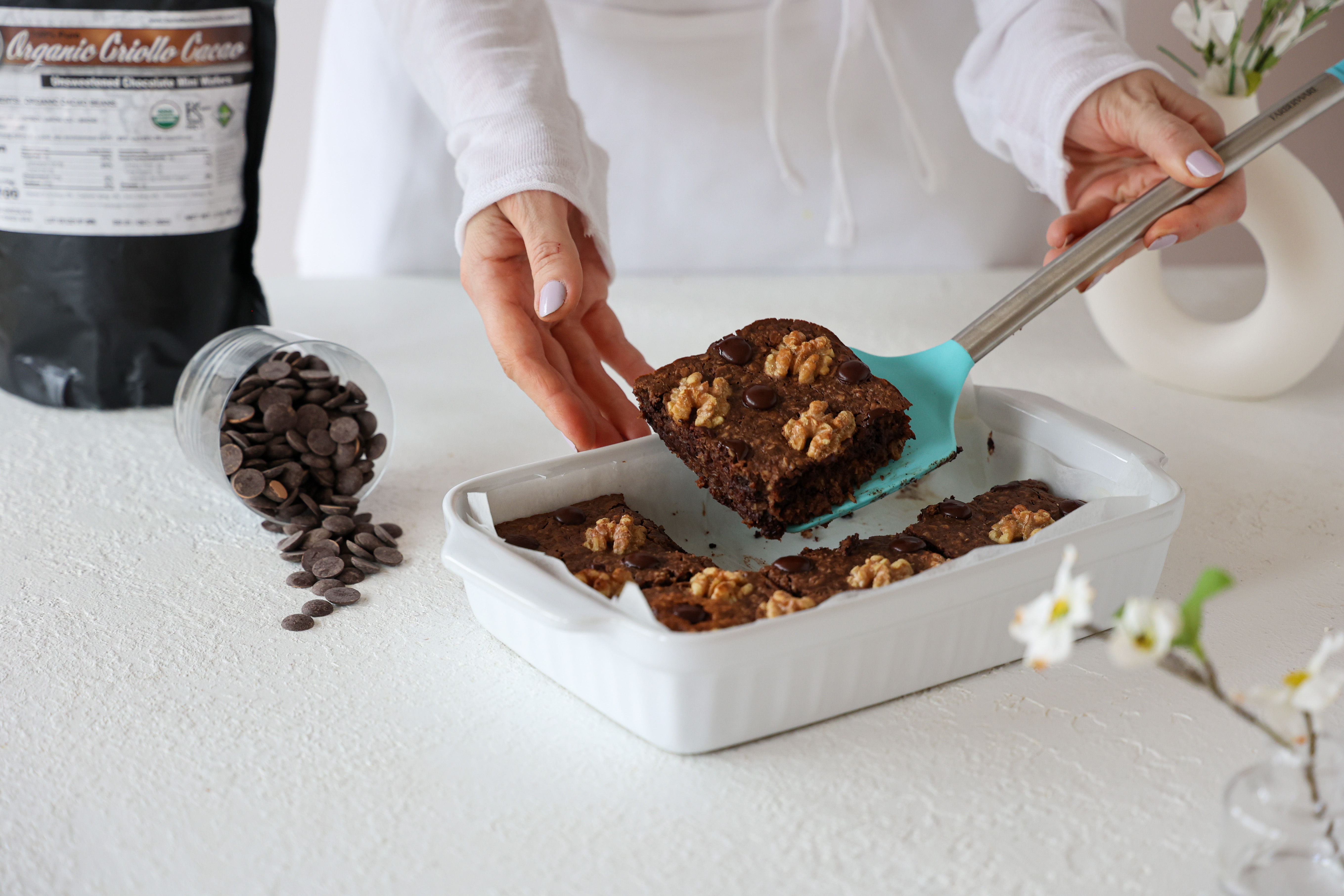 ​High Protein Chocolate Baked Oats Breakfast