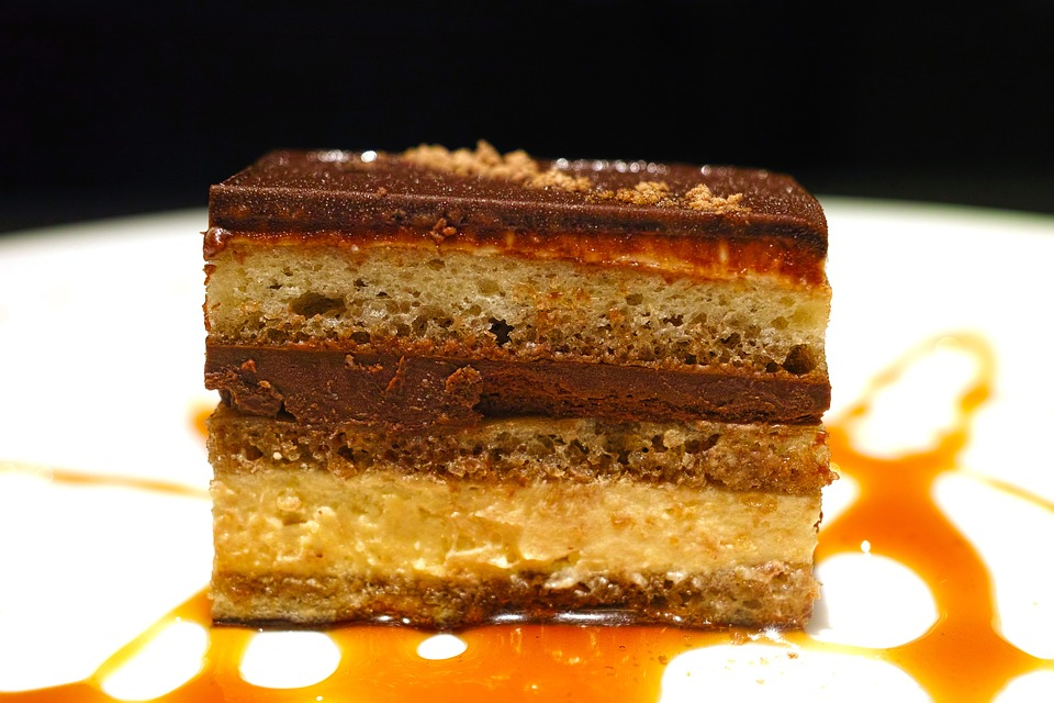 Opera Cake Recipe with Couverture Chocolate