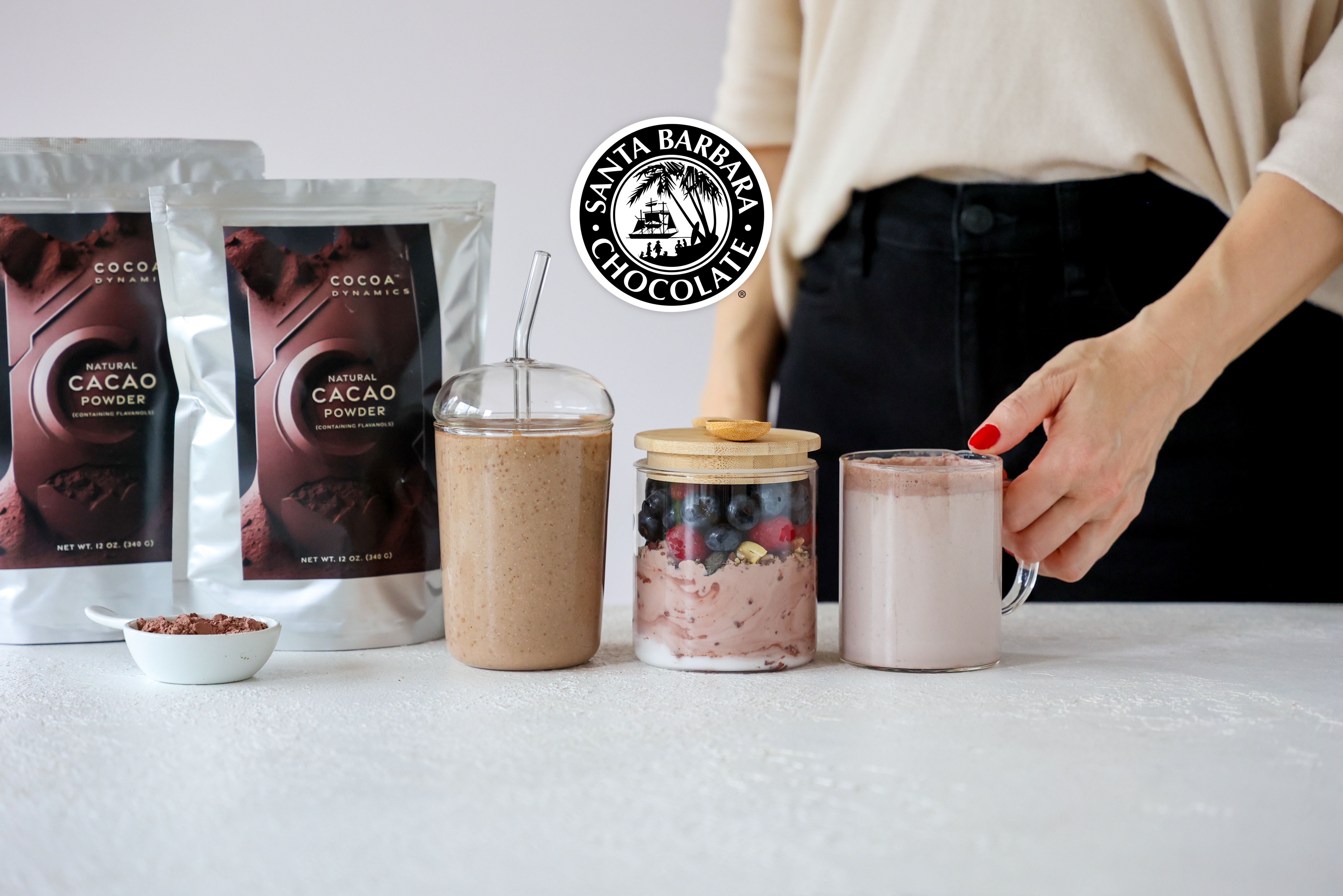 High Flavanol Cocoa Drink and Recipe for Wellness