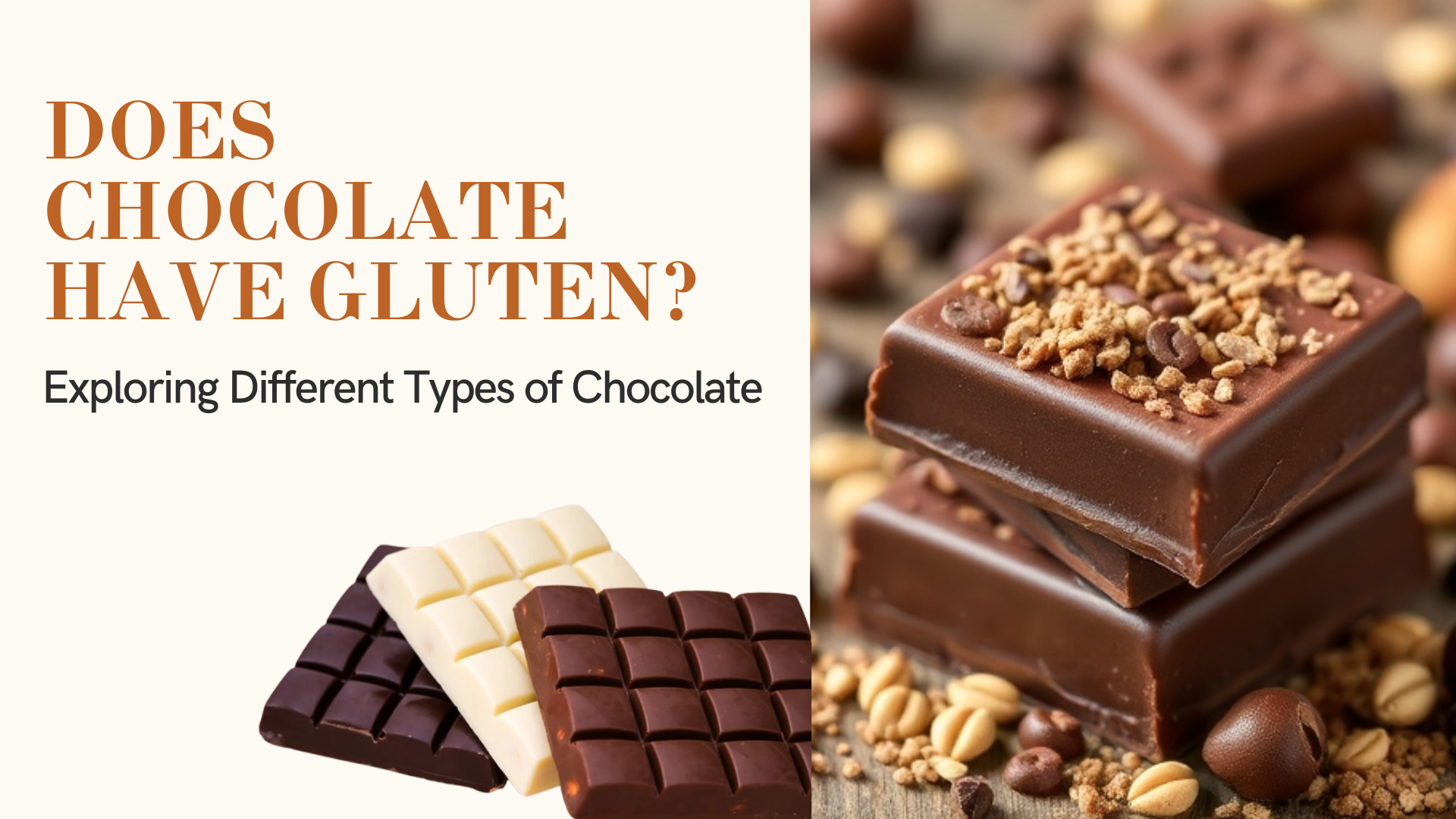 Does chocolate have gluten exploring different types of chocolate