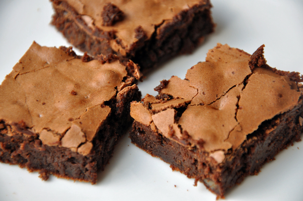 The Best Extra Dark Chocolate Chip Brownies