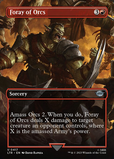 Foray of Orcs (LTR) (Borderless) (#417)