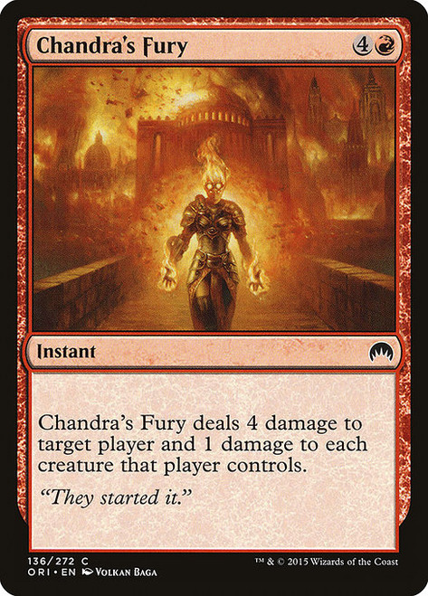 Chandra's Fury (ORI) (Foil) (#136)