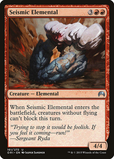 Seismic Elemental (ORI) (Foil) (#161)