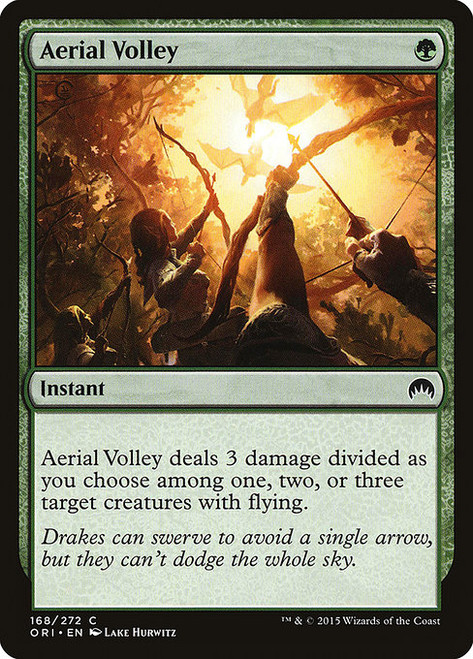 Aerial Volley (ORI) (Foil) (#168)