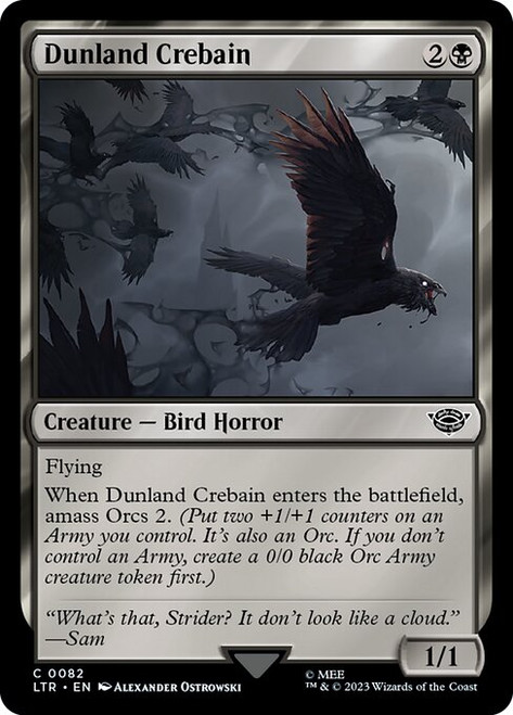 Dunland Crebain (LTR) (Foil) (#82)