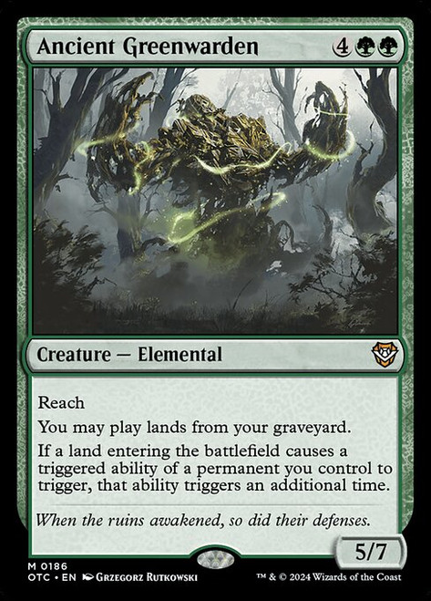 Ancient Greenwarden (OTC) (#186)