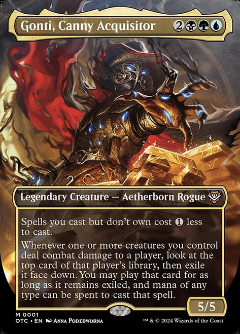 Gonti, Canny Acquisitor (OTC) (Foil) (Borderless) (#1)