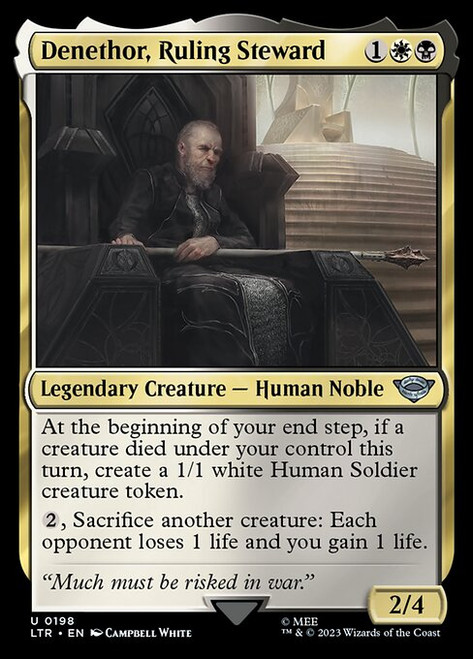 Denethor, Ruling Steward (LTR) (Foil) (#198)