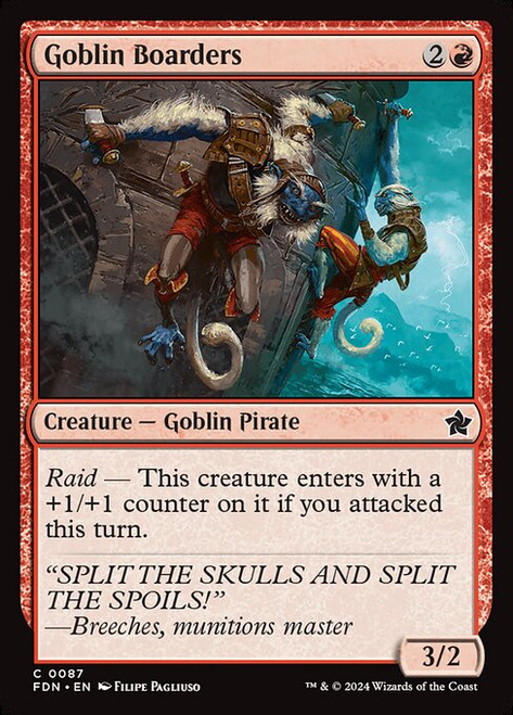 Goblin Boarders (FDN) (Foil) (#87)