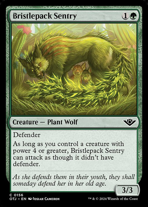 Bristlepack Sentry (OTJ) (Foil) (#156)