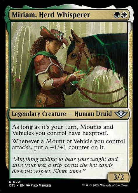 Miriam, Herd Whisperer (OTJ) (Foil) (#221)