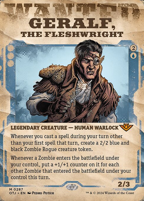 Geralf, the Fleshwright (OTJ) (Foil) (Showcase) (#287)