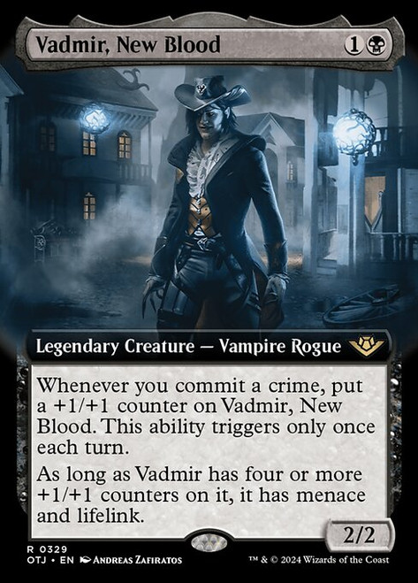 Vadmir, New Blood (OTJ) (Foil) (Extended Art) (#329)