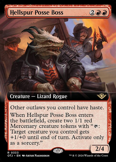 Hellspur Posse Boss (OTJ) (Extended Art) (#333)