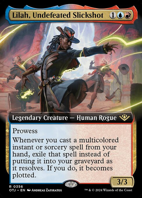 Lilah, Undefeated Slickshot (OTJ) (Foil) (Extended Art) (#356)