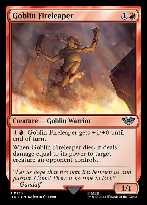 Goblin Fireleaper (LTR) (Foil) (#133)