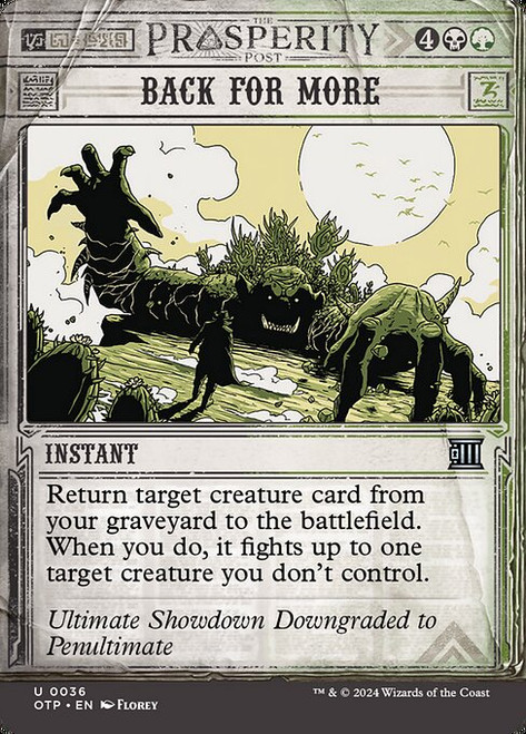 Back for More (OTP) (Foil) (Showcase) (#36)