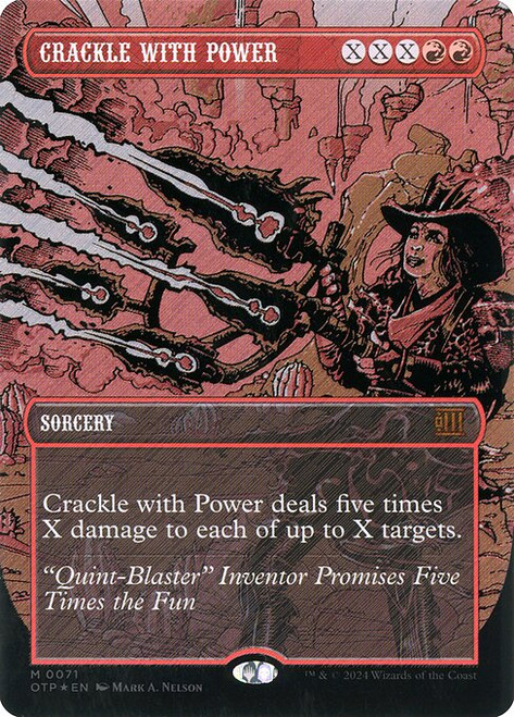 Crackle with Power (OTP) (TexturedFoil) (Borderless) (#71)