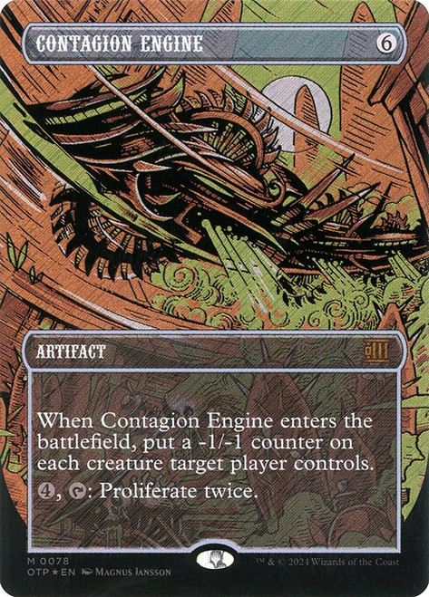 Contagion Engine (OTP) (TexturedFoil) (Borderless) (#78)